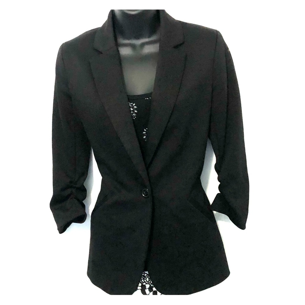 Black Blazer 3/4 sleeve